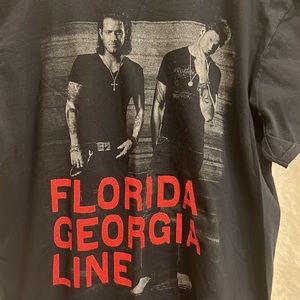 2015 🎶🎸 BLACK 2015 FLORIDA GEORGIA LINE CONCERT TOUR TSHIRT Size Men’s XL